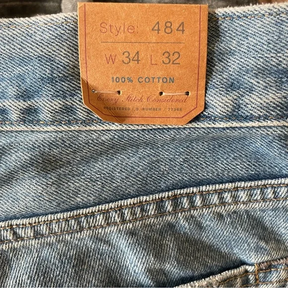 New J. Crew Slim-Fit Jeans style 484 - Picture 6 of 6